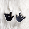 ASL I Love You Earrings